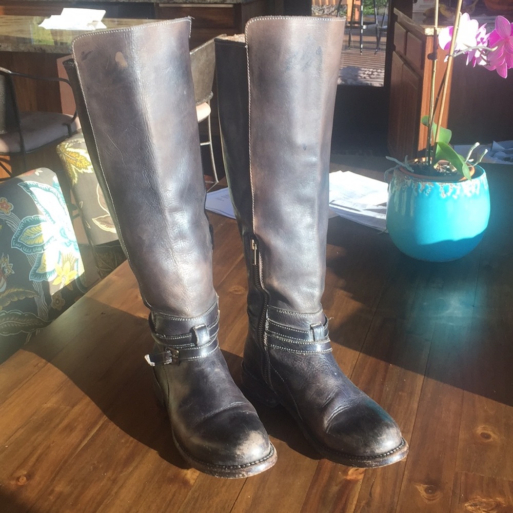 Bed Stu distressed leather boots